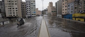 Alagamento viaduto Costa e Silva, o Minhocão