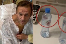 Em uma rede social, Navalny diz estar conseguindo respirar sozinho; assessores dizem que ele passou mal após beber água em hotel