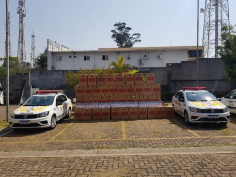 Cigarros foram apreendidos na Rodovia Archimedes Lammoglia, em Itu; ação policial aconteceu na última quinta-feira