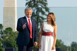 O presidente dos Estados Unidos, Donald Trump, e a primeira-dama, Melania estão em isolamento