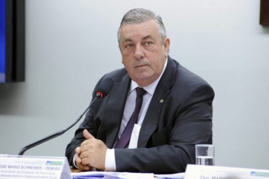 O deputado Jose Mario Schreiner (DEM-GO) é o autor da proposta