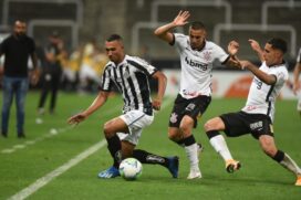 No segundo tempo, o nível técnico da partida caiu