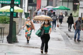 Avenida Paulista, na regi&atilde;o central de SP