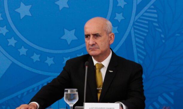 O ministro da Secretaria de Governo, Luiz Eduardo Ramos