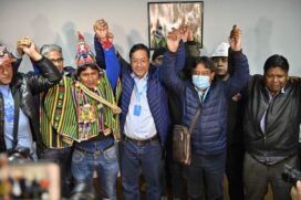 Arce comemorou o resultado da pesquisa