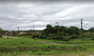 Avenida das Palmeiras, em Itanhaém, onde o homem foi encontrado pela polícia
