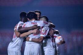 Para derrotar os peruanos, o Tricolor contou com os gols de Vitor Bueno, Brenner, Pablo (2) e Arboleda