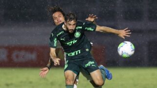 A definição da vitória do Palmeiras veio em apenas 27 minutos