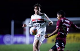 São Paulo de Igor Gomes segue sua recente sina de ser eliminado em casa em competições sul-americanas por equipes mais modestas