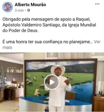 Alguns internautas perceberam que o vídeo foi apagado e questionaram Mourão sobre o ocorrido