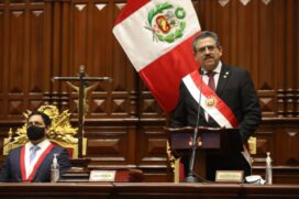 Manuel Merino de Lama, líder do Parlamento, foi empossado presidente do Peru há uma semana e renunciou ao cargo
