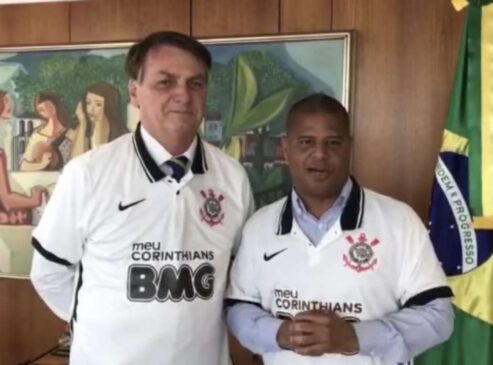 Bolsonaro e Marcelinho Carioca se encontraram em agosto em Brasília