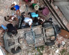 Carro cai de garagem de prédio em Salvador e mata advogado
