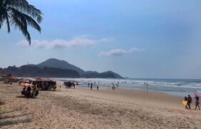 Praia Grande, em Ubatuba, no litoral norte paulista