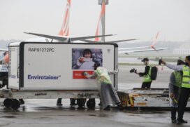 Lote chegou no Aeroporto Internacional de Guarulhos