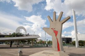 Memorial da América Latina, na Barra Funda, zona oeste da cidade de São Paulo