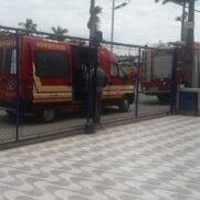 Corpo de Bombeiros foi chamado para fazer a retirada do homem