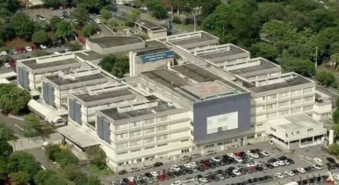 Hospital Mário Covas, em Santo André, na região do ABC Paulista
