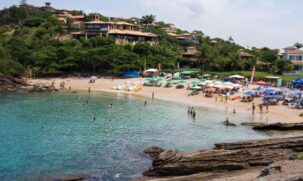 Praia da Ferradurinha, em Armação dos Búzios