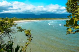 Praia do Itaguaré, em Bertioga