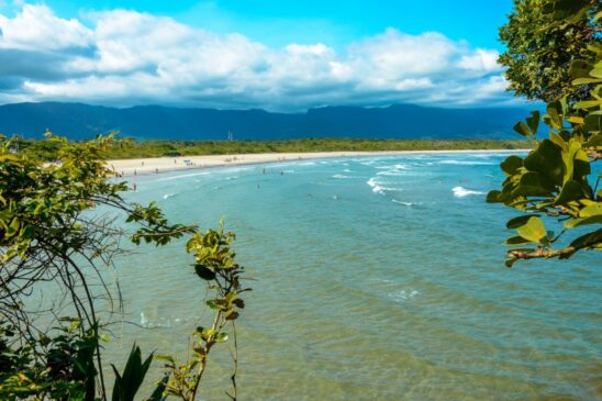 Praia do Itaguaré, em Bertioga