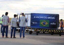 Carga chegou no Aeroporto Internacional de Viracopos, em Campinas