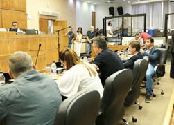 Dos 19 vereadores, quatro não votaram e somente Carlos Eduardo Barbosa (PTB) e Janaína Ballaris (PL) votaram contra Mourão