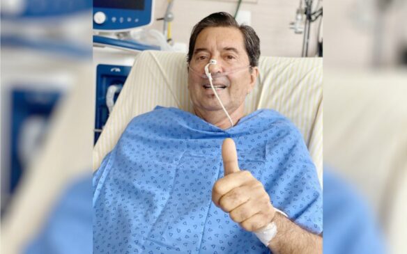 Maguito Vilela (MDB), de 71 anos, estava internado no Hospital Israelita Albert Einstein em São Paulo