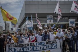 O movimento faz parte de um conjunto de ações aprovadas pelas centrais sindicais contra o fechamento da Ford