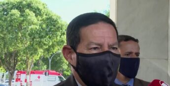 Vice-presidente Hamilton Mourão nesta sexta-feira