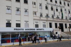 A Santa Casa de Santos também conta com o atendimento pediátrico pelo SUS