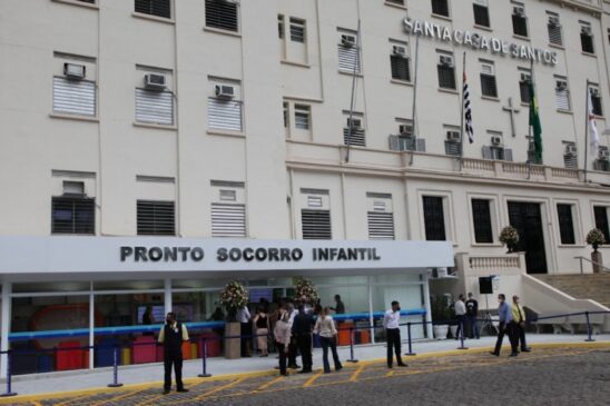 A Santa Casa de Santos também conta com o atendimento pediátrico pelo SUS