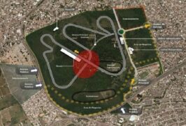 Projeto do Autódromo de Deodoro no Rio de Janeiro, que seria construído na Floresta de Camboatá, na zona oeste da cidade