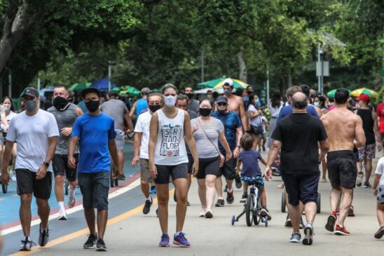 Desde a permissão da reabertura dos parques, o mais visitado é o Parque Ibirapuera, com 3,6 milhões