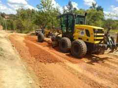 Obras na estradado Xiririca Porto Feliz