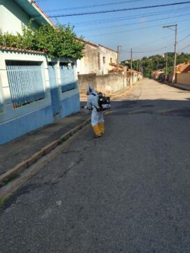 A atuação preventiva na cidade é uma medida para evitar possíveis doenças causadas pelo mosquito