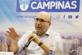 O prefeito de Campinas, Dário Saadi (Republicanos)