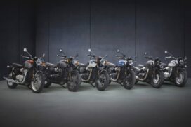 Com motores de dois cilindros de 900 cc ou 1.200 cc, a família Bonneville da Triumph se propõe a combinar a precisão britânica com uma abordagem despreocupada