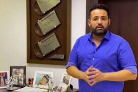 Prefeito de Embu das Artes, Ney Santos, em vídeo divulgado nas suas redes sociais