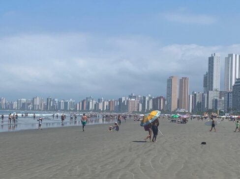 Pelo menos os próximos nove dias na Baixada Santista seguirão com clima seco e frio e sem chance de chuva