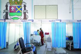 Em Ribeirão Pires, por exemplo, o Hospital de Campanha local tinha na última sexta-feira 13 pacientes, com ocupação de 60% nos leitos