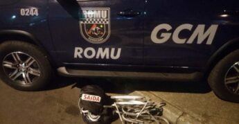 Uma equipe da Romu foi ao local e flagrou a situação suspeita