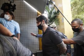 Vereador Dr. Jairinho durante prisão na manhã desta quinta-feira no Rio de Janeiro