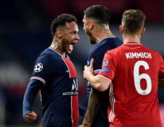 Neymar em jogo do PSG na Liga