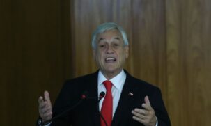 O presidente do Chile, Sebastián Piñera; aprovado na Câmara, o pedido de impeachment passa agora a ser discutido no Senado