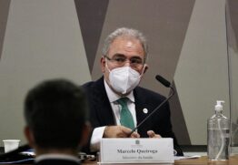 Marcelo Queiroga durante depoimento na CPI da Covid