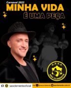 Cartaz do novo enredo da S&atilde;o Clemente para o Carnaval de 2022