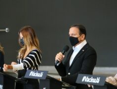 Doria durante coletiva de imprensa nesta sexta-feira