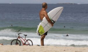 O município do Rio de Janeiro autorizou a permanência de pessoas e o comércio nas areias das praias da cidade em todos os dias