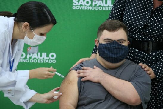 Vacinação na cidade de São Paulo